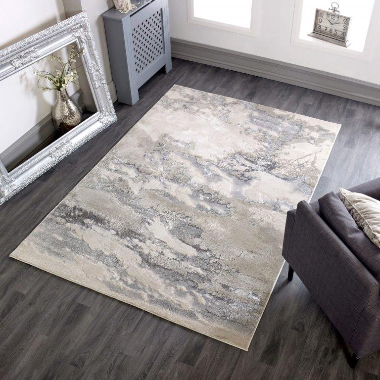 Asiatic Aurora AU02 Woven Rug - Grey - 066x240cm