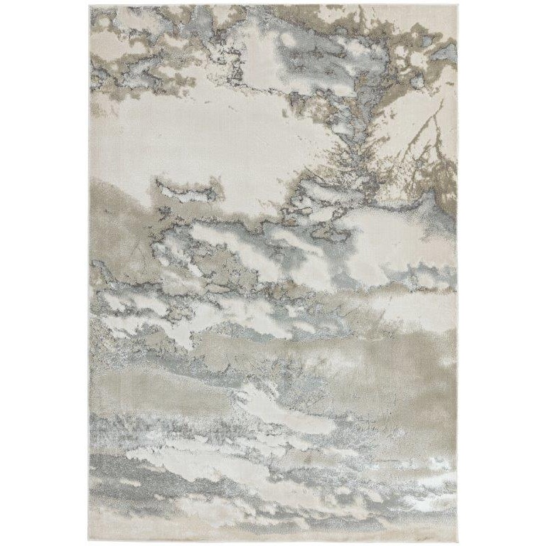 Asiatic Aurora AU02 Woven Rug - Cloud (Grey)