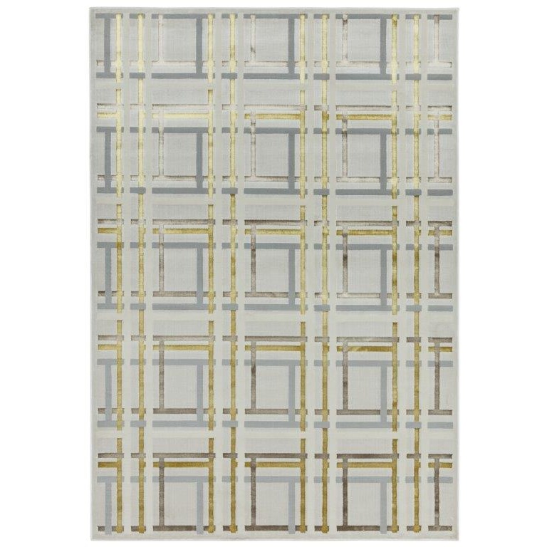 Asiatic Aurora AU15 Machine Woven Rug - Elexus (Gold)