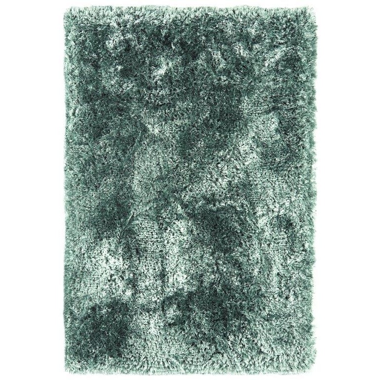 Asiatic Plush Luxury Shaggy Rug - Petrol - Green - 070x140cm In GreenBlue