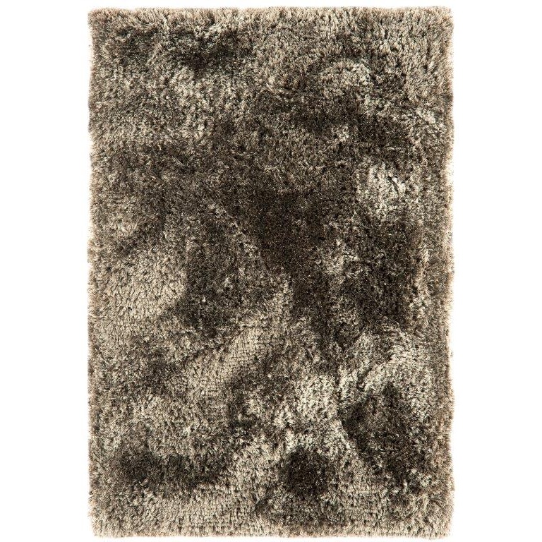 Asiatic Plush Luxury Shaggy Rug - Taupe-(Brown)