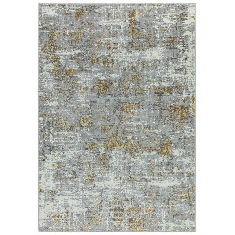 Asiatic Orion Abstract OR07 Machine Made Rug - (Yellow)