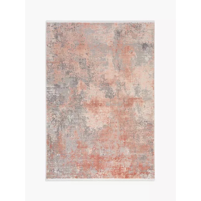 Gooch Oriental Toros Ombre Terracotta Pink Machine Made Rug - Pink - 180cm x 120cm