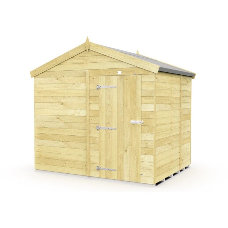 DIY Sheds Apex Shed - Single Door - 6ft x 6ft