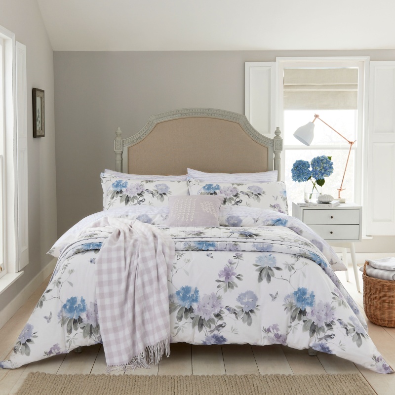 Sanderson Options Rhodera White Duvet Set - Super King