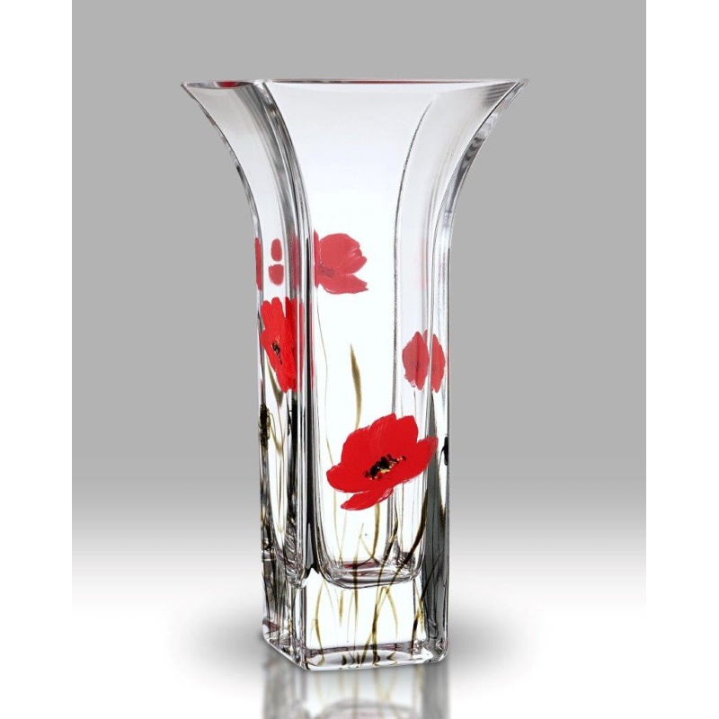 Nobile Poppy Fields Flared Vase 22.5cm