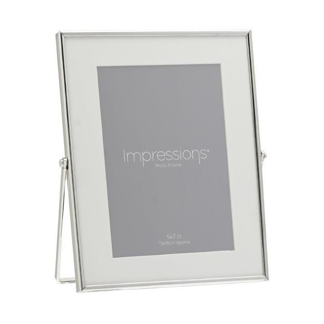 Silver Colour Frame White Border 5" X 7"