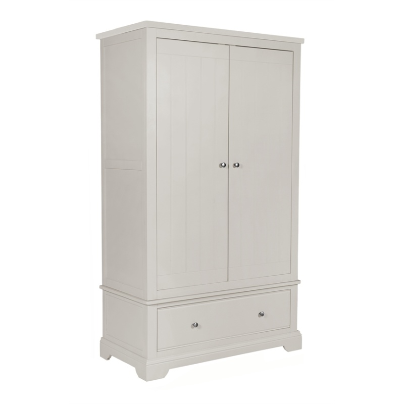 Loire Gents Double Wardrobe In Grey