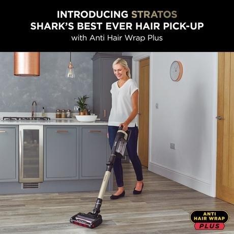 shark stratos cordless stick vacuum cleaner iz400ukt