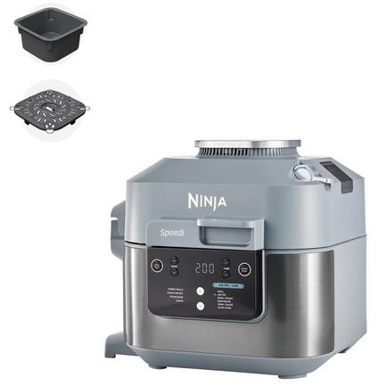 Photos - Vacuum Cleaner SHARK Ninja ON400UK Speedi 10-in-1 Rapid Cooker and Air Fryer 5.7L - Grey 