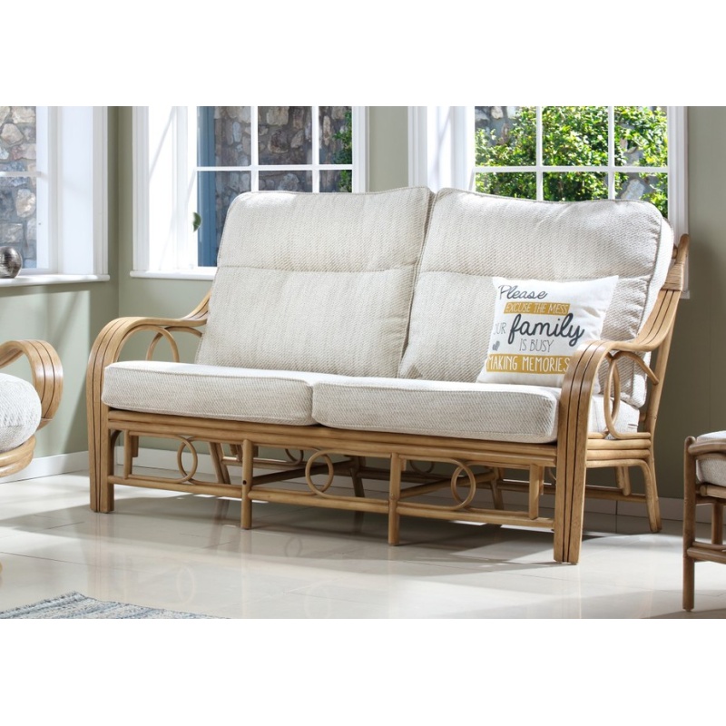 Desser Madrid Light Oak Sofa - 2 Seater - Grade B