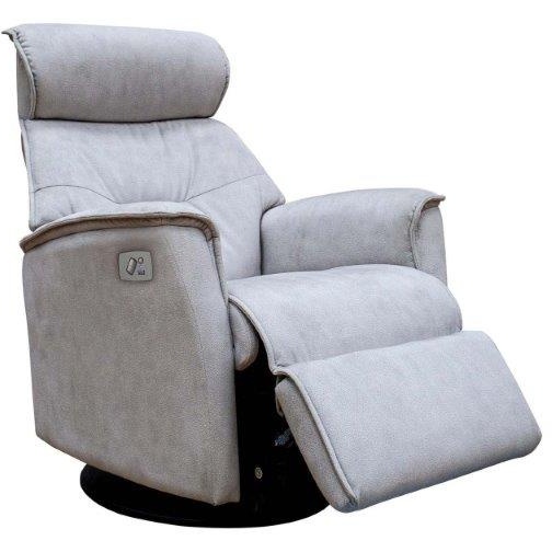 G Plan Ergoform Malmo Recliner Chair - Large - Fabric Grade A - Power with battery backup