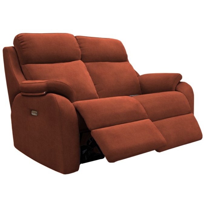 G Plan Kingsbury 2 Seater Recliner Sofa - 2 Seater - Fabric Grade C - Double Manual