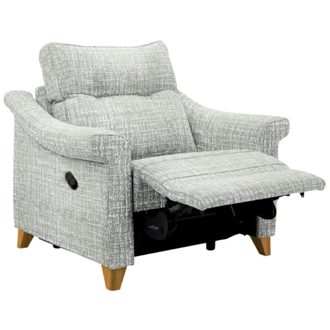 G Plan Riley Recliner Armchair - Fabric Grade B - Manual Recliner