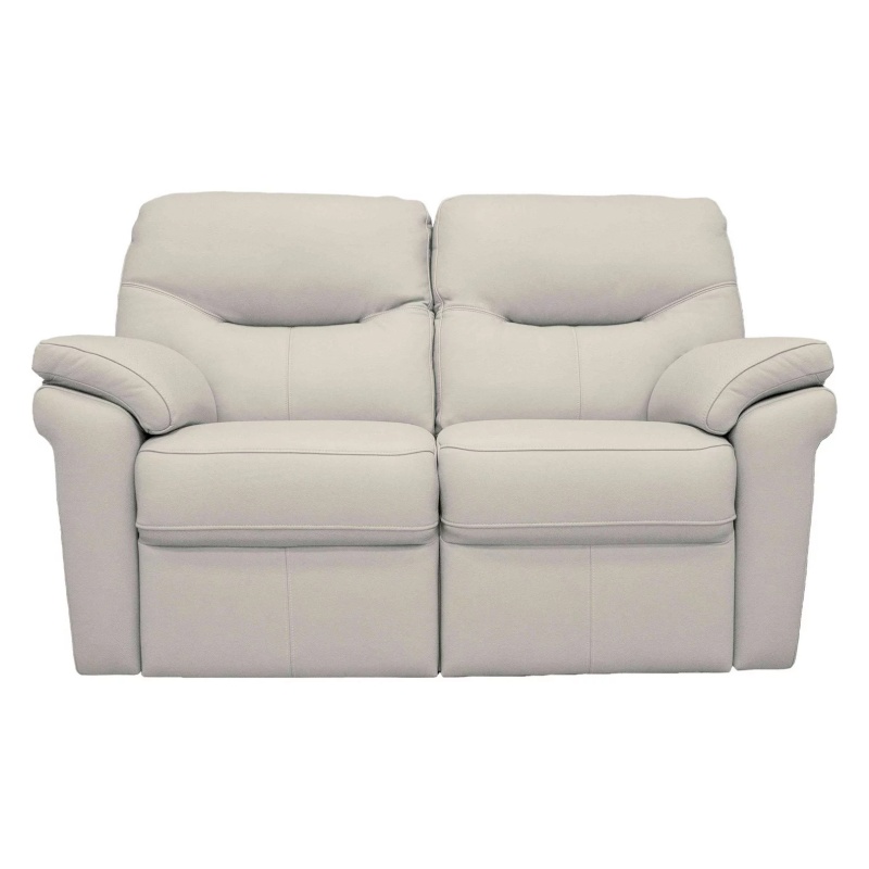 G Plan Seattle 2 Seater Recliner Sofa - Leather Grade N - Double Manual