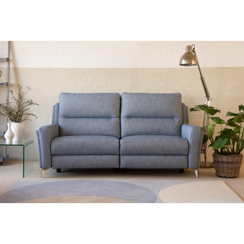 Parker Knoll Portland 2 Seater Power Recliner Sofa - 2 Seater - Fabric Grade A