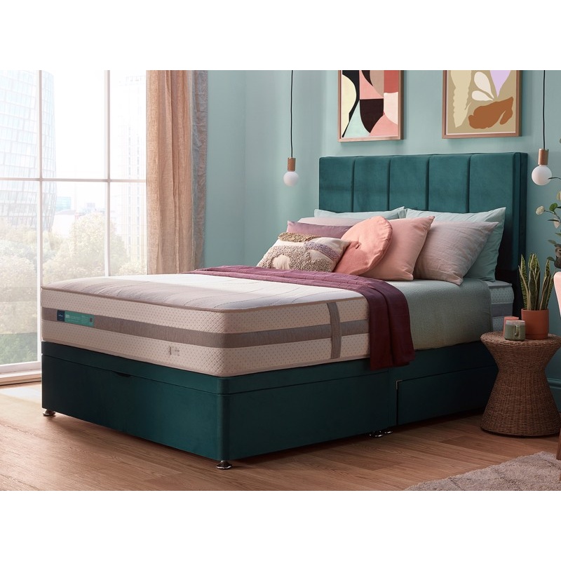 Silentnight Replenish Mattress and Slimline Divan Set - 135cm Double - No Storage