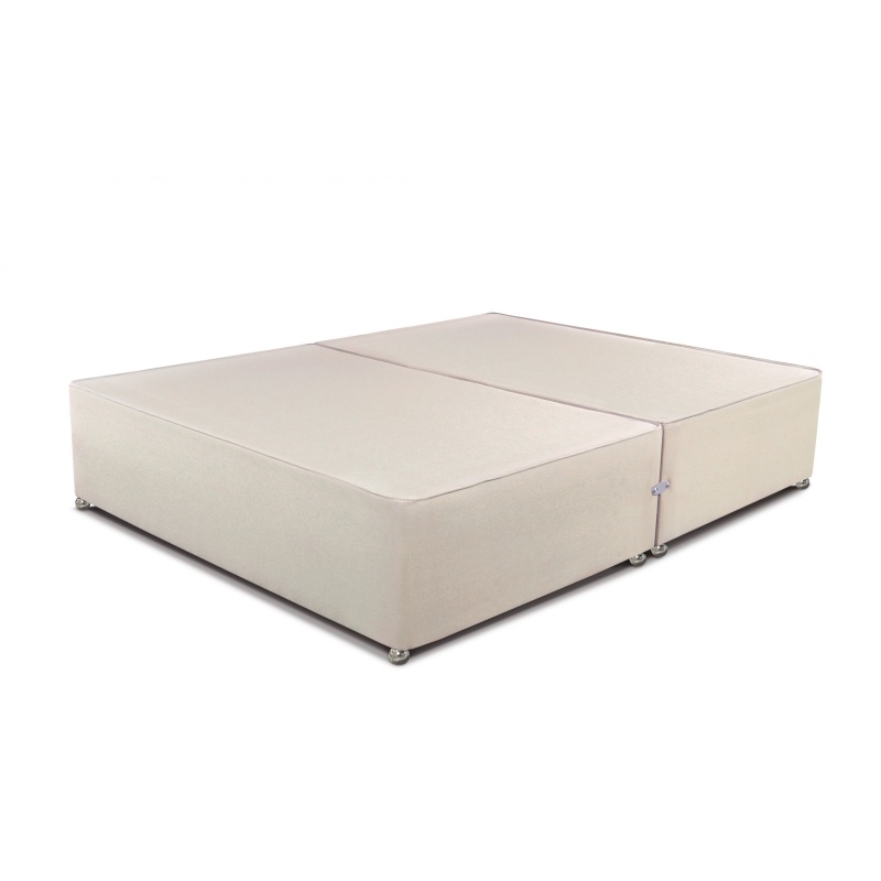 Sleepeezee Bromley Platform Top Divan Base - 150cm King - 4 Drawers - 14-inch In BeigeCreamOrangeN