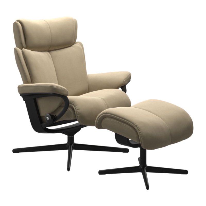 Stressless Magic Cross Chair - Medium - Batick Leather