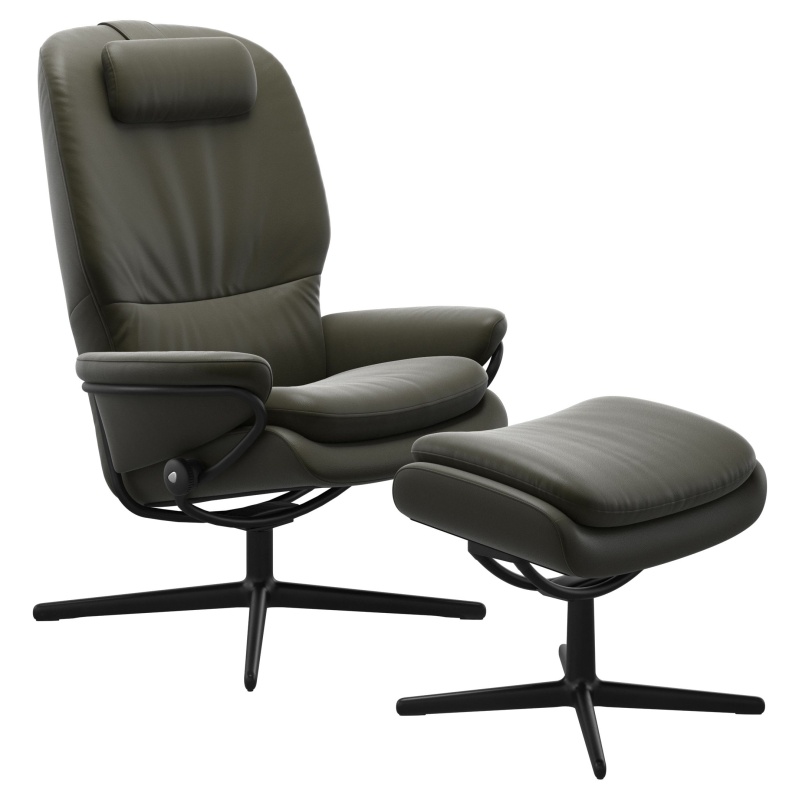 Stressless Rome High Back Chair Urban Cross Base