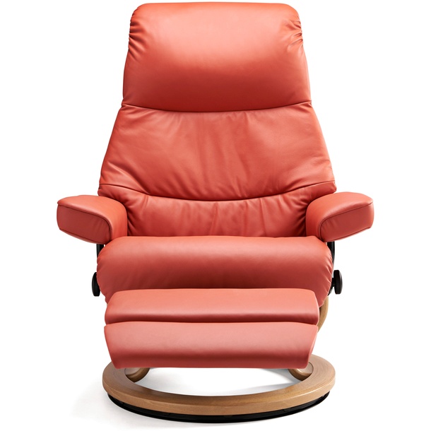 Stressless View Power Dual Motor Chair - Medium - Batick Leather