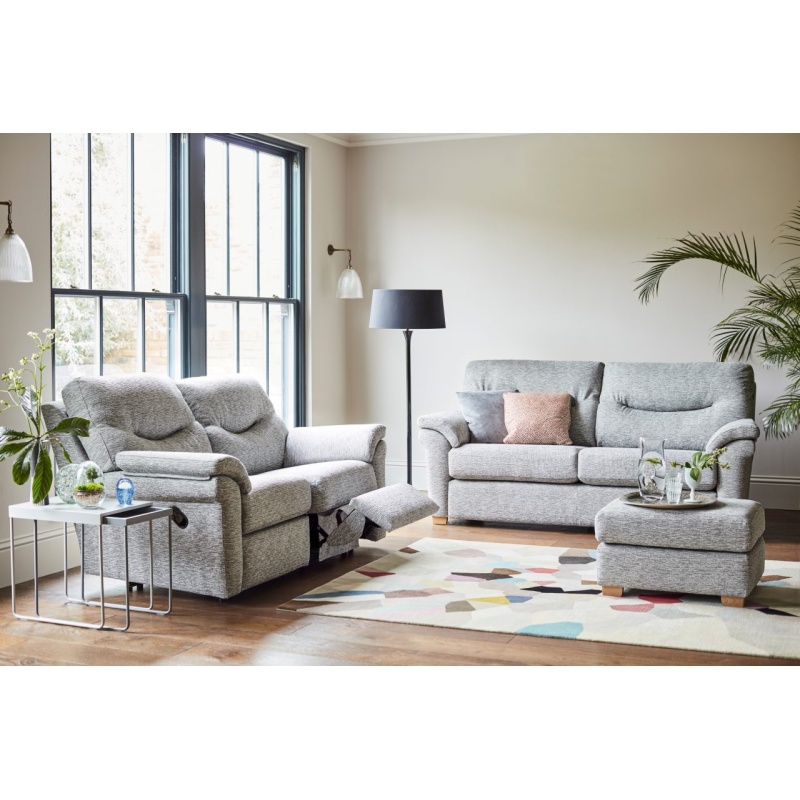 G Plan Washington 2 Seater Recliner Sofa - 2 Seater - Fabric Grade B - Manual Double