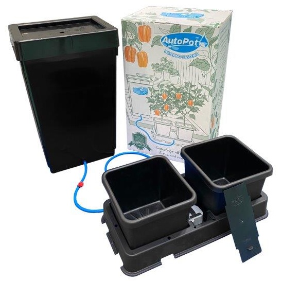 AutoPot Easy2Grow 2 Pot Automatic Plant Watering System Kit