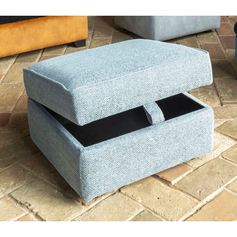 Bilbao Storage Footstool - Fabric Grade C