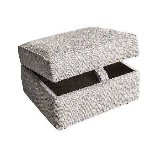 Paulina Fabric Storage Footstool