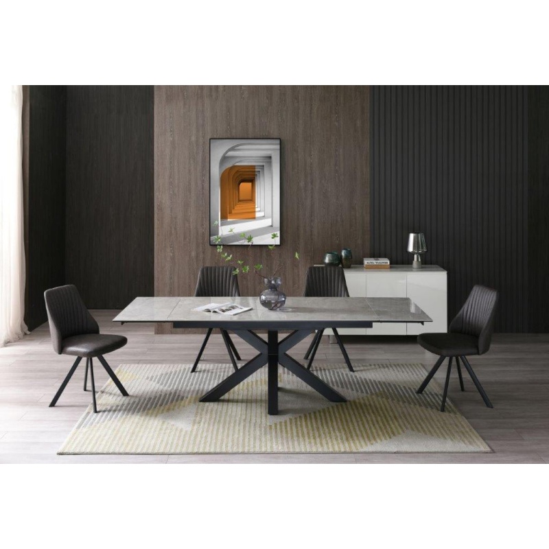 Kesterport Kalufa Extending Dining Table In Grey