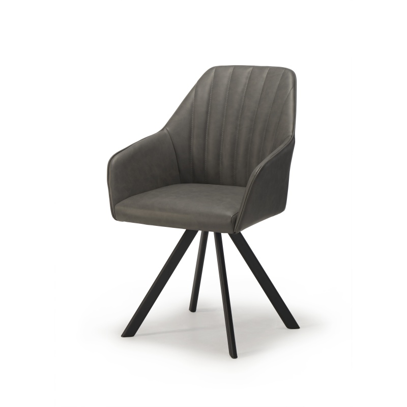 Kesterport Eliot Dining Armchair- Dark Grey