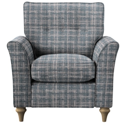 Parker Knoll Hazel Buttoned Back Armchair - Fabric Grade A