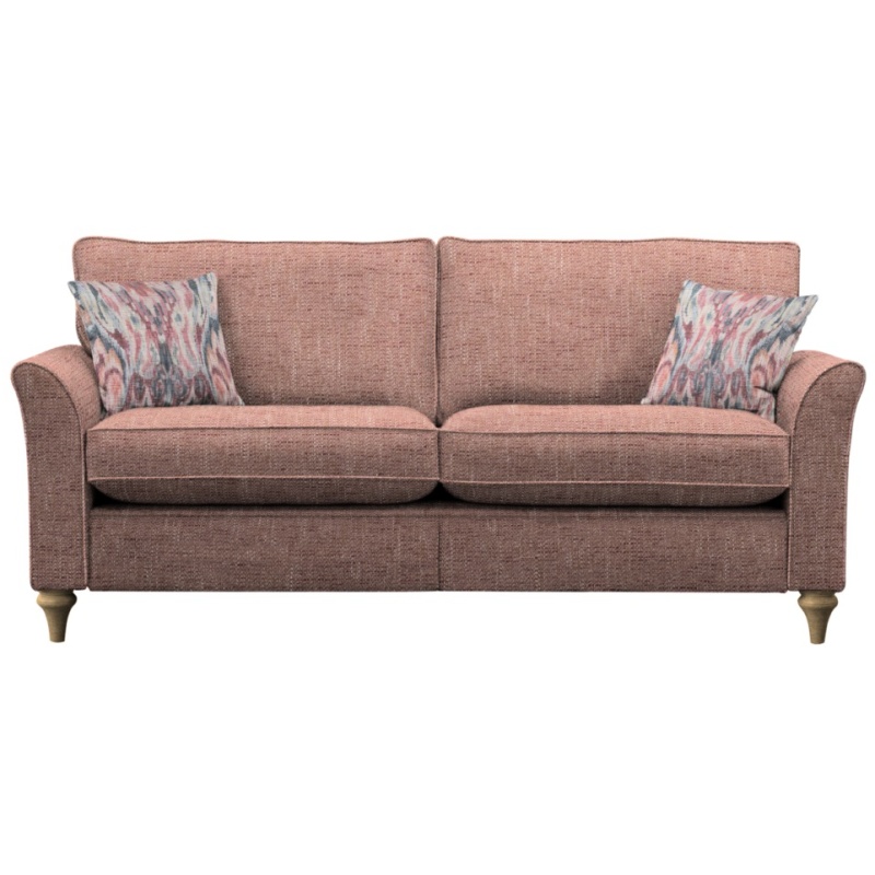 Parker Knoll Hazel Plain Back Grand 3 Seater Sofa - Fabric Grade A