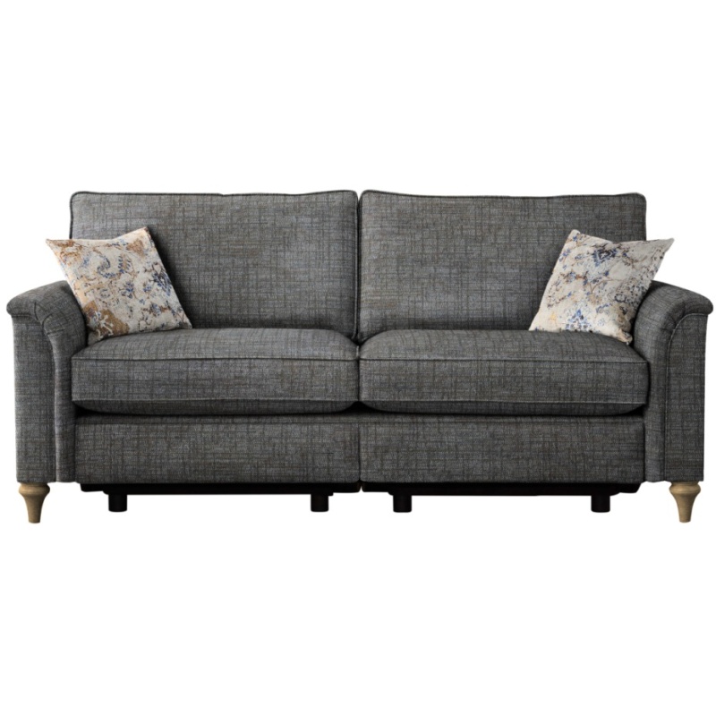 Parker Knoll Rowan Plain Back Grand 3 Seater Sofa With Power Footrest - Fabric Grade C