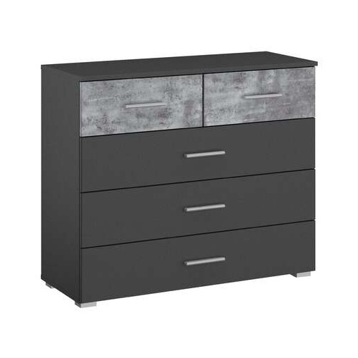 Korbach Stone Grey and Metallic Grey 23 Drawer Chest