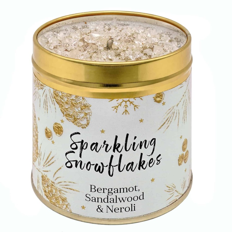 Best Kept Secrets Seriously Scented Christmas Elegance Candle - Sparkling Snowflake