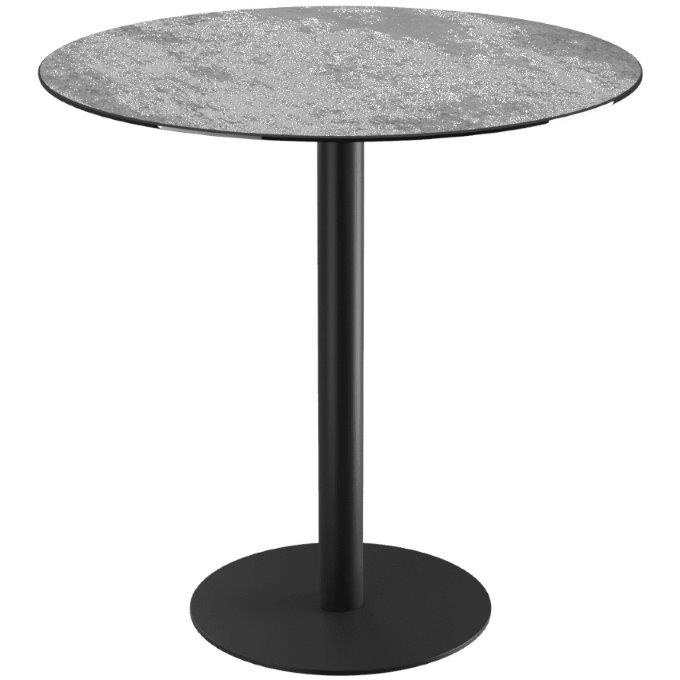 Akante Orlando Bar Table - Silver - H 90cm x Dia 75cm