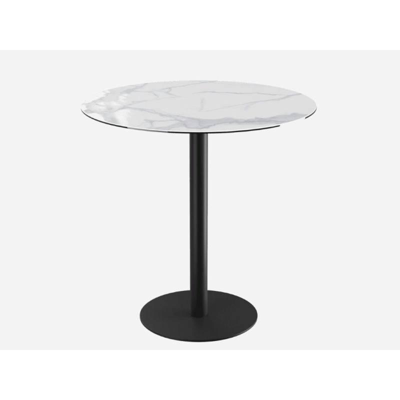 Akante Orlando Bar Table - Marble - H 90cm x Dia 100cm