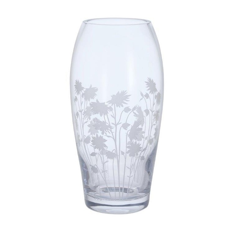 Dartington Bloom Barrel Vase Aquileqia