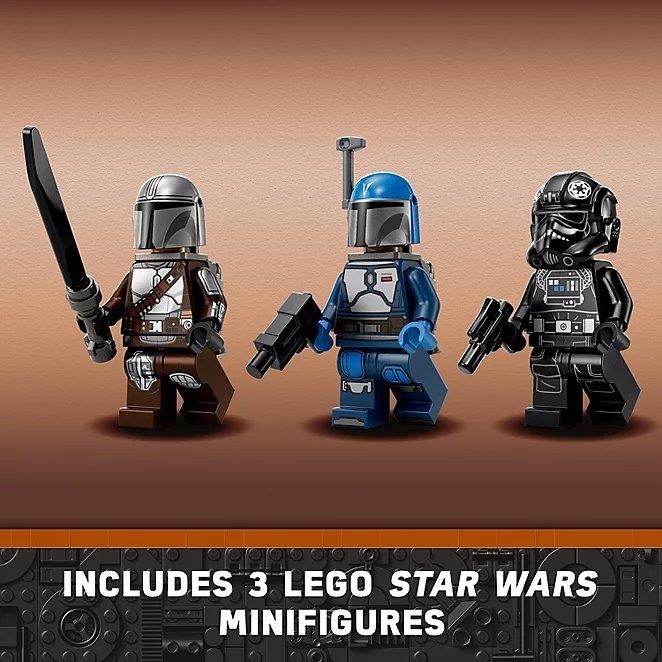 LEGO Star Wars 75348 Mandalorian Fang Fighter vs TIE Interceptor