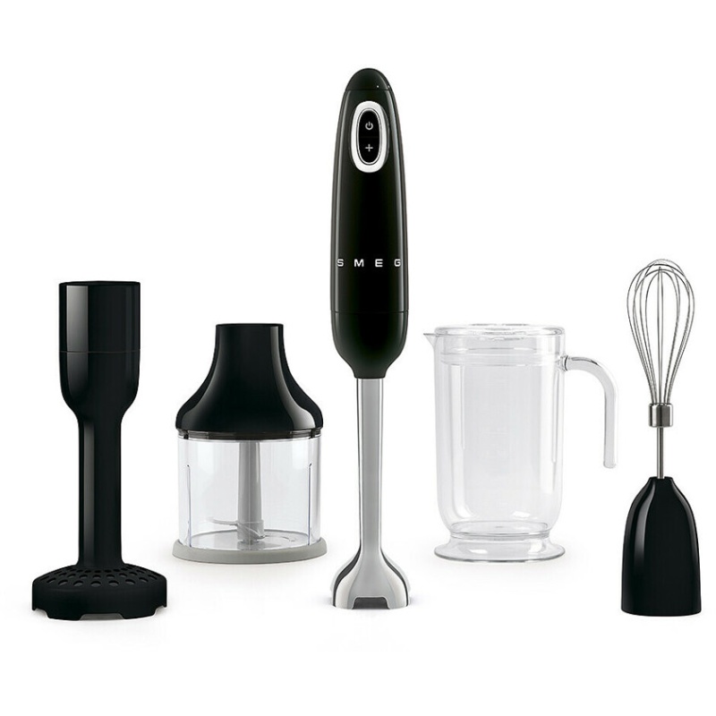 Smeg HBF22BLUK 4-in-1 Hand Blender And Accessories - Black