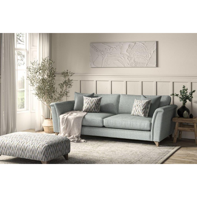 Sylvia Extra Large 4 Seater Sofa - Fabric Grade C