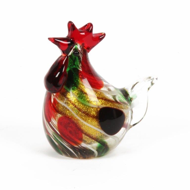 Objets D'art Glass Figurine - Cockeral