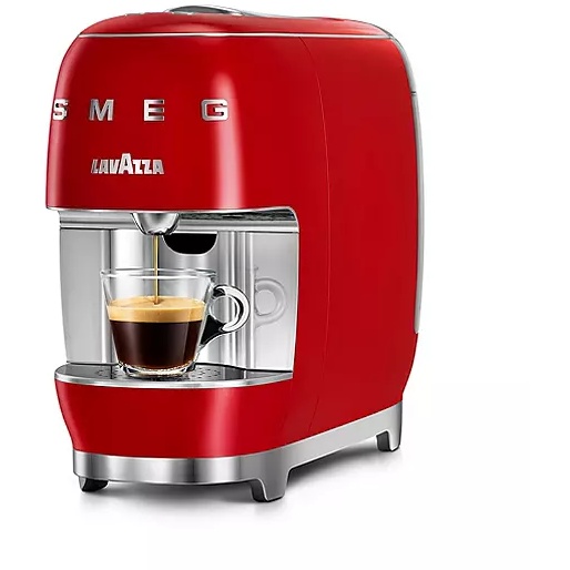 Photos - Coffee Maker Smeg 18000455 Lavazza Espresso Coffee Machine - Red 