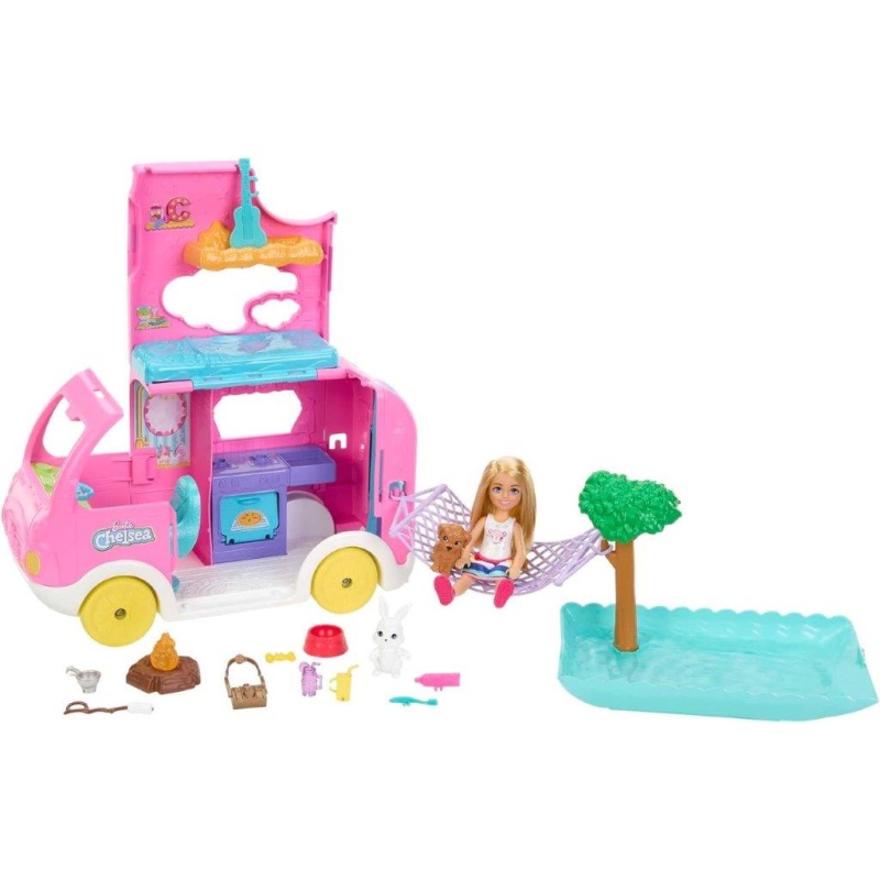 Barbie Camper Chelsea 2-in-1 Playset Unboxed Set