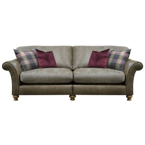 Alexander and James Blake Standard Back 4 Seater Sofa - Jin/Cal/Aurora - Option 3