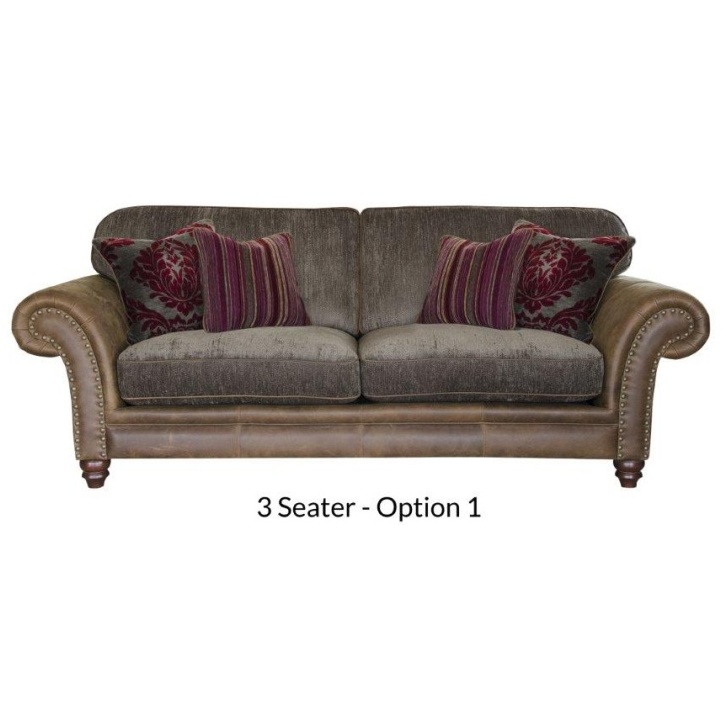 Alexander and James Hudson Standard Back 3 Seater Sofa - Option 1