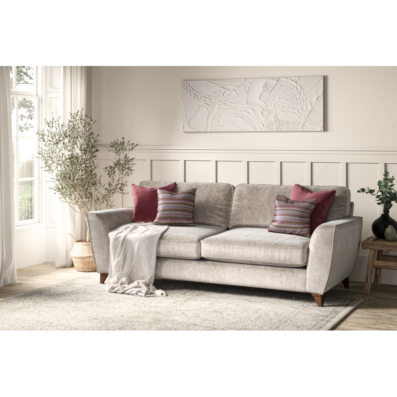 Lennox Extra Large 4 Seater Sofa - Fabric Grade C