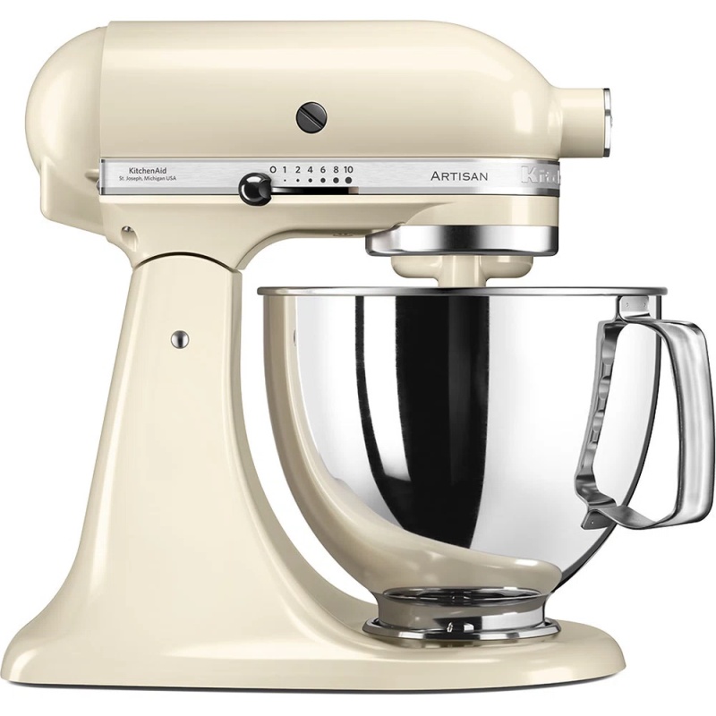 KitchenAid KSM125BAC Artisan Stand Mixer 4.8L - Almond Cream