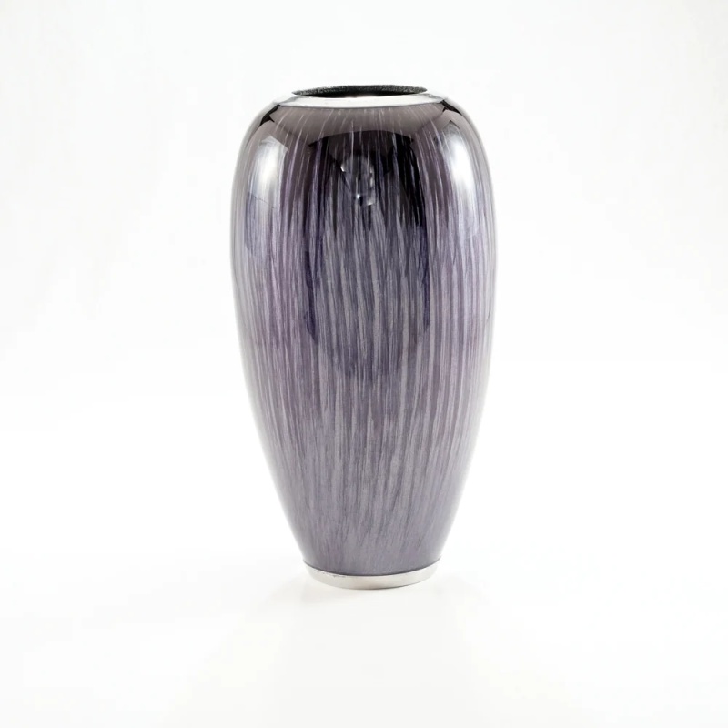 Tilnar Art Brushed Black Vase